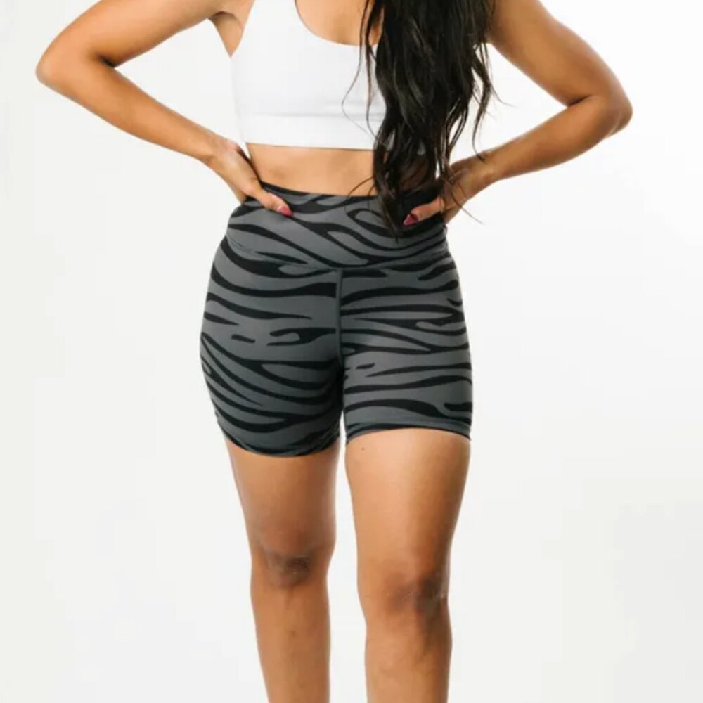 Gray Safari Light n Tight Hustle Shorts 4"